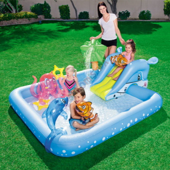 Bestway bazen za decu Fantastic Aquarium 239x206x86cm-1